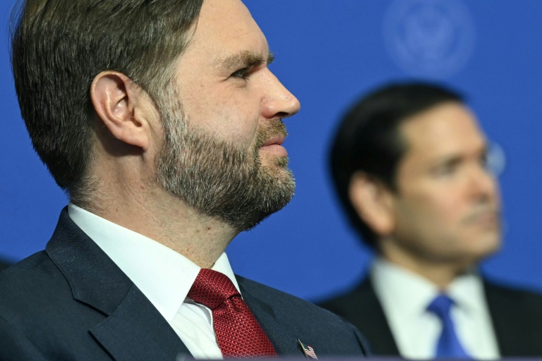 Photo for story: (L/R) US Vice President JD Vance and US Secretary of State Marco Rubio are seen as the frontrunners to replace Donald Trump atop the Republican Party