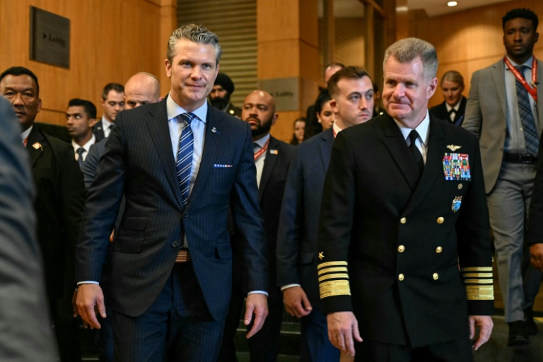 Photo for story: Chinese defence minister Dong Jun told his US counterpart Pete Hegseth that the two countries should build trust, but also cautioned Washington over Taiwan