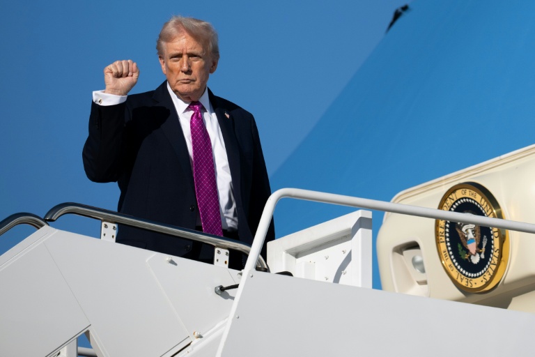 Photo for story: US President Donald Trump is making his first trip to Asia of his second term